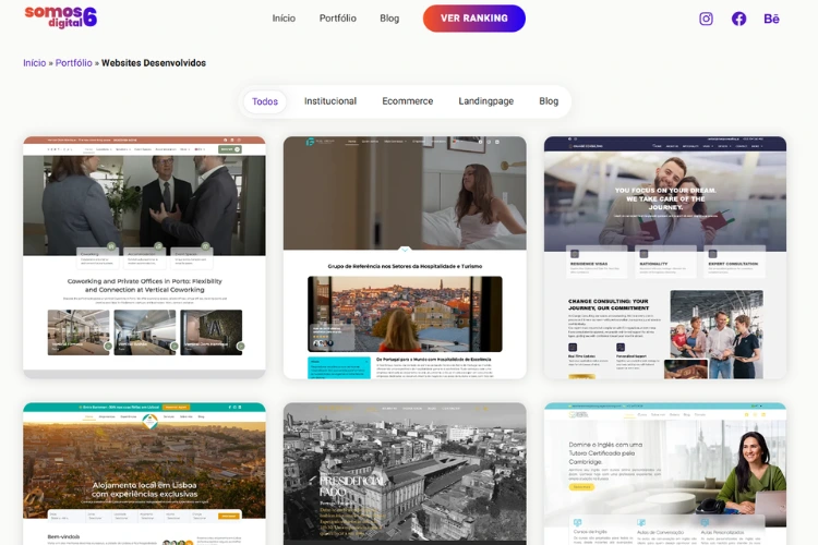 Guia prático sobre a criação de sites, mostrando o processo de transformar visitas em negócios.