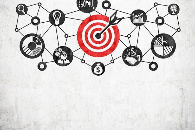 Conceito de segmentação avançada para Linkedin