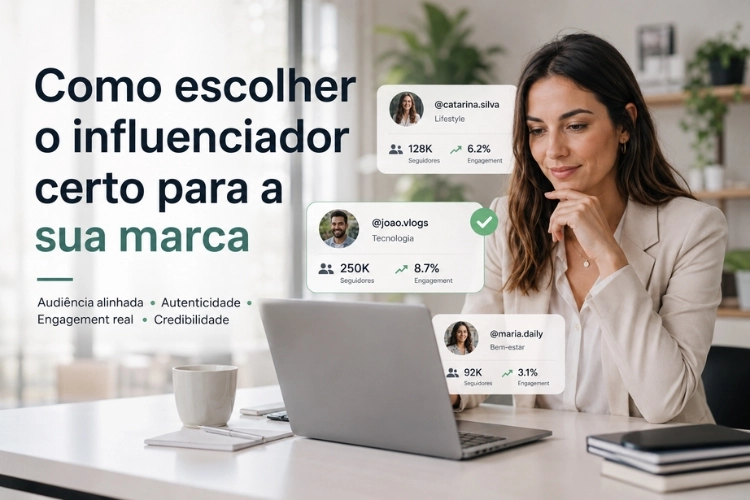 Como escolher o influenciador certo para o seu negocio